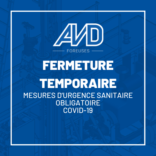 fermeture temp avd covid-19